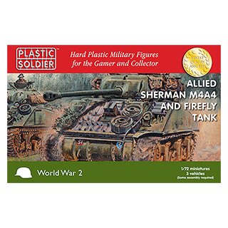 1:72 Allied Sherman M4A4/Firefly Tank Easy Assembly (3)