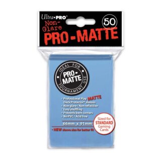 Pro-Matte Sleeves Light Blue (50 H&uuml;llen) [66x91mm]