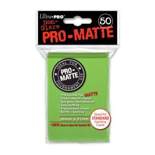 Pro-Matte Sleeves Light Green (50 H&uuml;llen) [66x91mm]