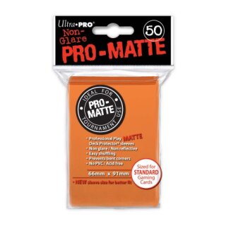 Pro-Matte Sleeves Orange (50 H&uuml;llen) [66x91mm]