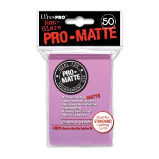 Pro-Matte Sleeves Pink (50 H&uuml;llen) [66x91mm]