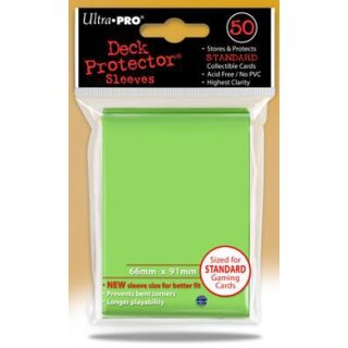 Sleeves Lime Green | Neongr&uuml;n (50 St&uuml;ck) [66x91mm]