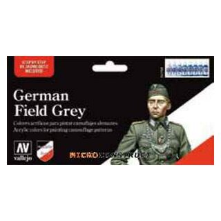 Vallejo Model Color: German Field Grey Set (8)