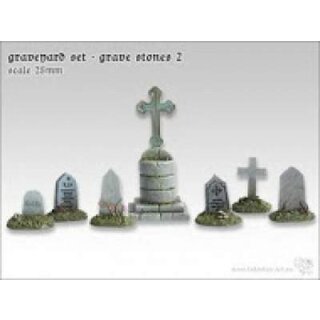 Friedhof Set - Grabsteine 2