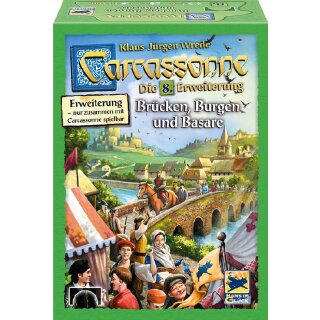 Carcassonne | 8. Erweiterung - Br&uuml;cken, Burgen &amp; Basare (DE)