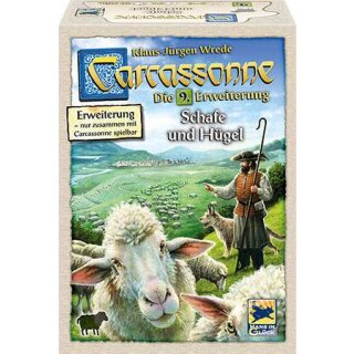 Carcassonne: 9. Erweiterung - Schafe und H&uuml;gel (DE)