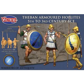 28mm Theban Armoured Hoplites 5th to 3rd Century BCE
