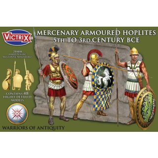 28mm Mercenary Armoured Hoplites 5th to 3rd Century BCE