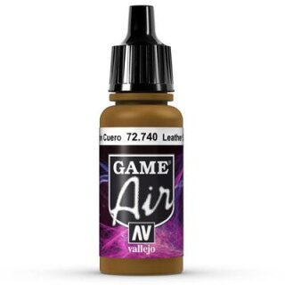 Vallejo Game Air 740 Leather Brown (17 ml)