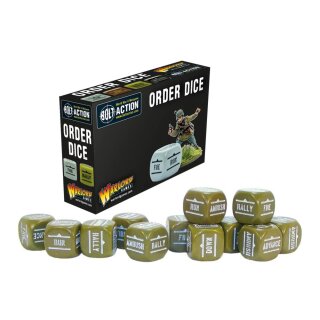 Orders Dice Pack - Olive Drab (12)