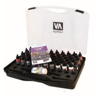Vallejo Game Air Plastik Koffer Set [47+8+5 inkl. Cleaner] (72872)