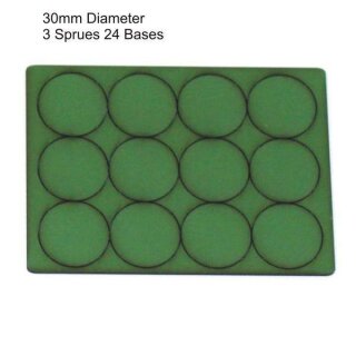 30mm Diameter Green Bases (36)