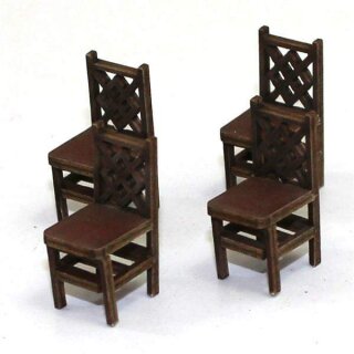 28mm Square Back [A] Chairs (4)