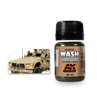 AK Weathering - OIF and OEF - US Vehicles Wash 35ml
