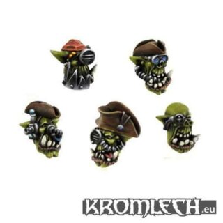 Orc Cyber Pirate Heads (10)