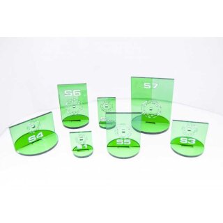 Infinity N3 Silhouette Templates Green