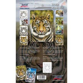 Schablone Step by Step (Tiger Wildlife) [1]