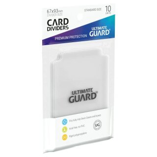 Ultimate Guard Card Divider Standard Size Clear (10)