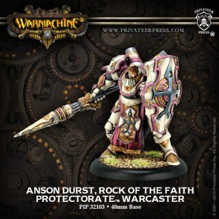 Protectorate Warcaster Anson Durst Rock of the Faith