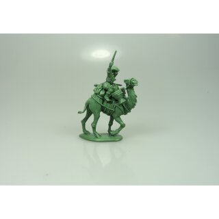 Mongol Drummer on Camel (1 mounted resin figure)