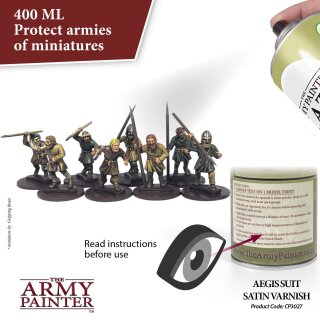 Army Painter - Seidenmattlack Aegis Suit Satin Varnish Spray (400 ml)