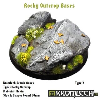 Rocky Outcrop Base, Round 60mm