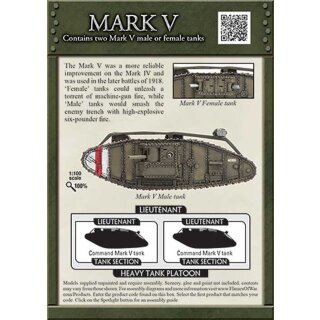 WWI MK V Tank (GBBX02)