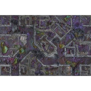 Corrupted Warzone City 6x4 Gaming Mat 2.0