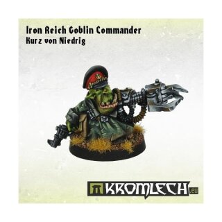 Iron Reich Goblin Commander Kurz von Niedrig (1)