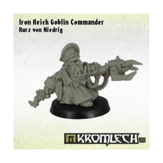 Iron Reich Goblin Commander Kurz von Niedrig (1)