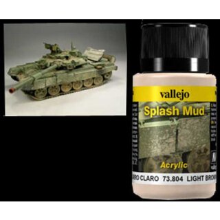 Vallejo Weathering Effects Splash Mud Light Brown 40 ml