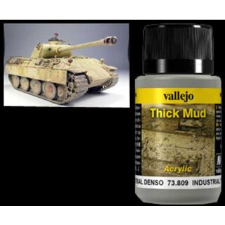 Vallejo Weathering Effects Thick Mud Industrial 40 ml