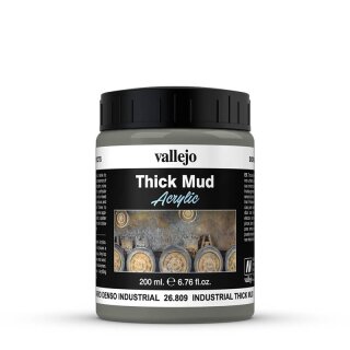 Vallejo Diorama Effects Thick Mud Industrial 200 ml