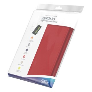Ultimate Guard 4-Pocket Zipfolio Xenoskin Rot