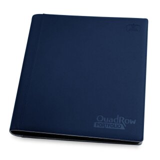 Ultimate Guard 12-Pocket QuadRow Portfolio Xenoskin Dunkel Blau