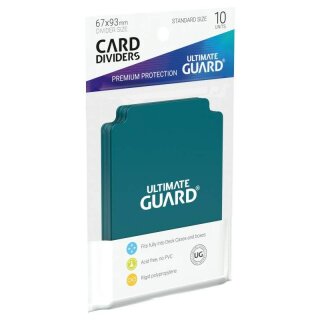 Ultimate Guard Card Divider Standard Size Petrol (10)