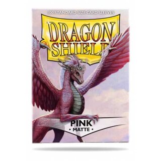 Schutzh&uuml;llen Dragon Shield Matte: Pink 66x92mm (100 St&uuml;ck)