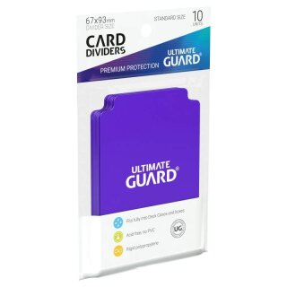 Ultimate Guard Card Divider Standard Size Violett (10)