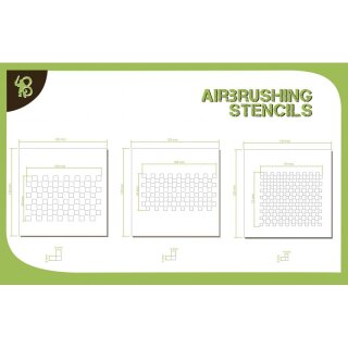 Airbrush Stencils: Chess Pattern 2