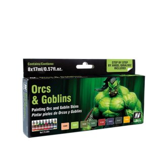 Game Color: Game Color Set: Orcs &amp; goblins (8 x 17ml)