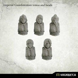 Imperial Guardswomen torsos and Heads (5)