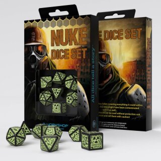 Nuke Revised Dice Black &amp; Glow-in-the-dark (7)