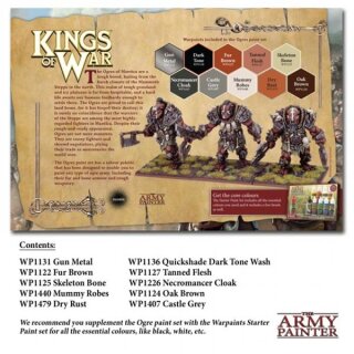 Army Painter Warpaints Kings of War Ogres Paint Set