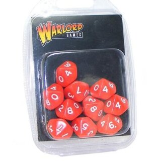 D10 Dice Pack - Red (10)