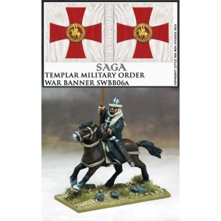 SAGA: Military Order War Banner &amp; Bearer (Templar)