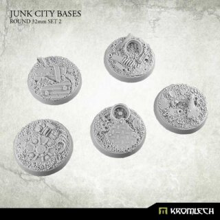 Junk City Bases - round 32mm (5) set 2