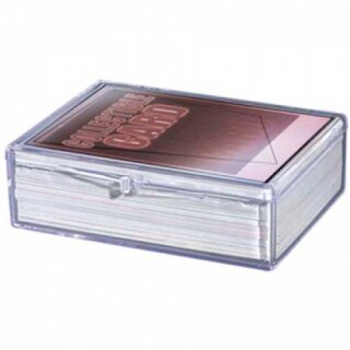 UP - Hinged Clear Box (For 50 Cards)