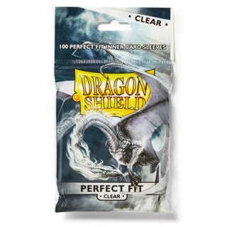 Dragon Shield Schutzh&uuml;llen Perfect Fit: Klar/Klar (100 St&uuml;ck)