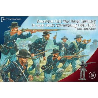 American Civil War: Infantry in sack coats Skirmishing (38)
