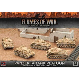 Afrika Korps Panzer IV Tank Platoon